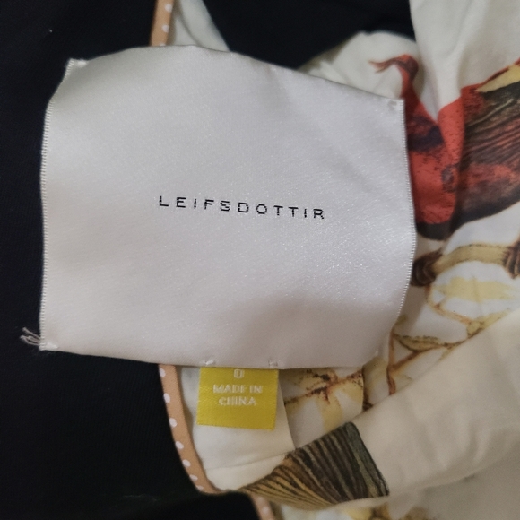 Leifsdottir Anthropologie Ruffle Belted Trench Coat - Picture 4 of 5